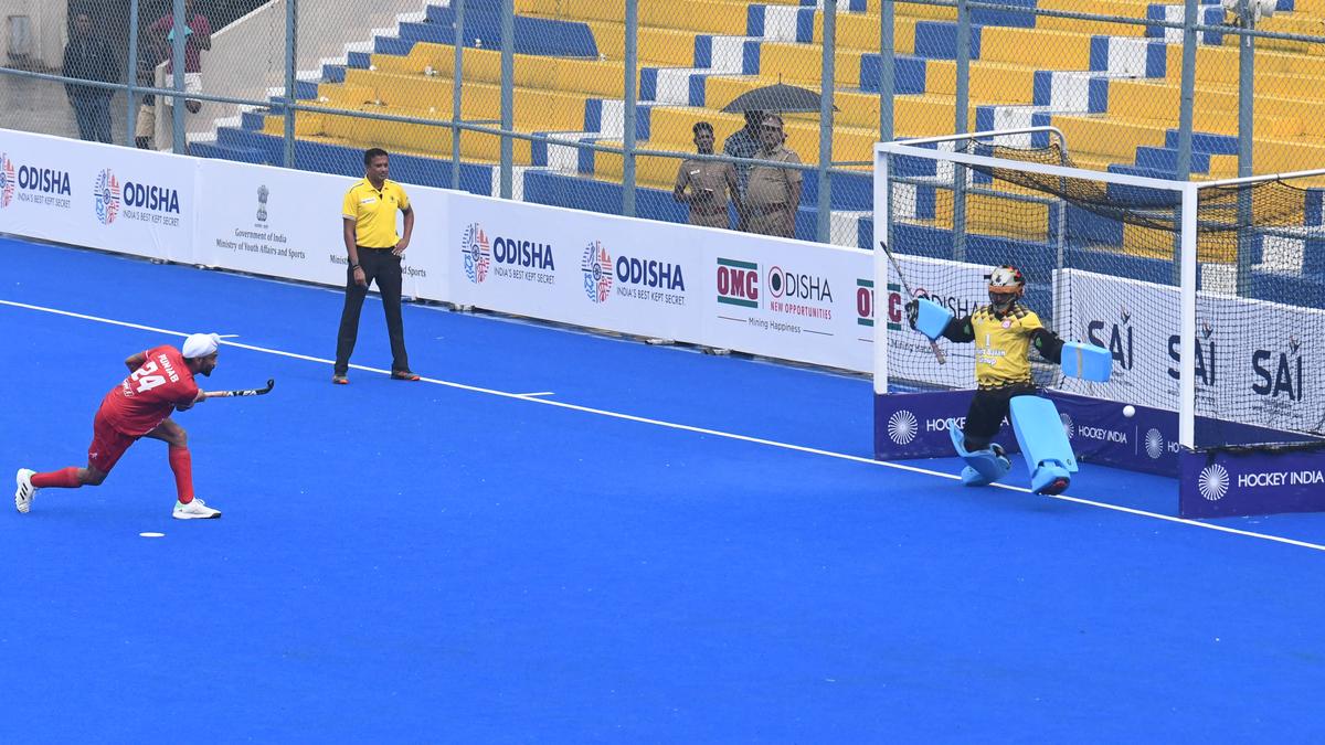 Hockey Nationals Punjab fights hard to pull off victory over